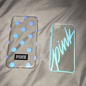 Pink Victoria’s Secret phone cases
